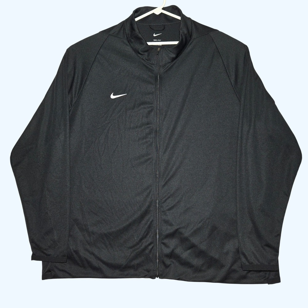 Nike Mens Epic Knit Training Track Jacket Dri-FIT Full Zip Black Mens 4XL CN9409